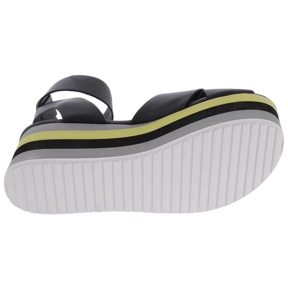 Steve Madden Macer Women's Cuffed Platform Sandals Black Multi size 8 - Picture 11 of 12